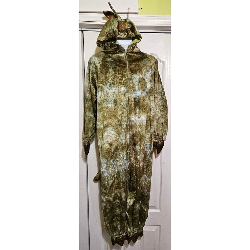 Princess Paradise T-Rex Dinosaur Costume One Piece Zip Hoodie Dino Halloween SM